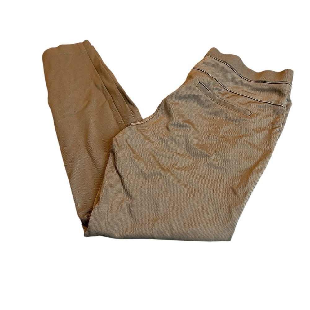 KENAR brown pants with ankle zippers